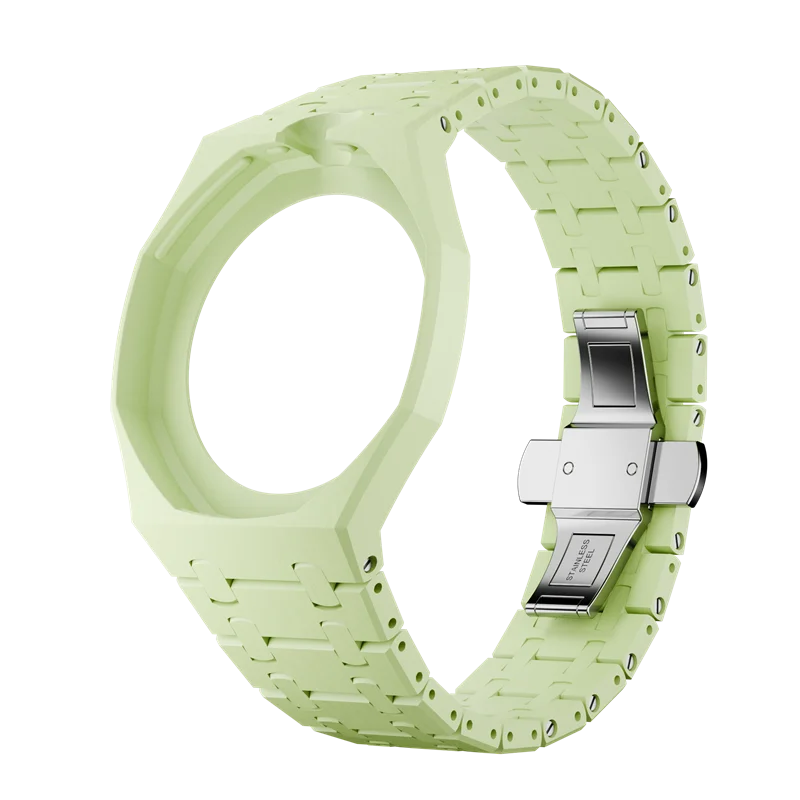 Bracelet en céramique verte clair