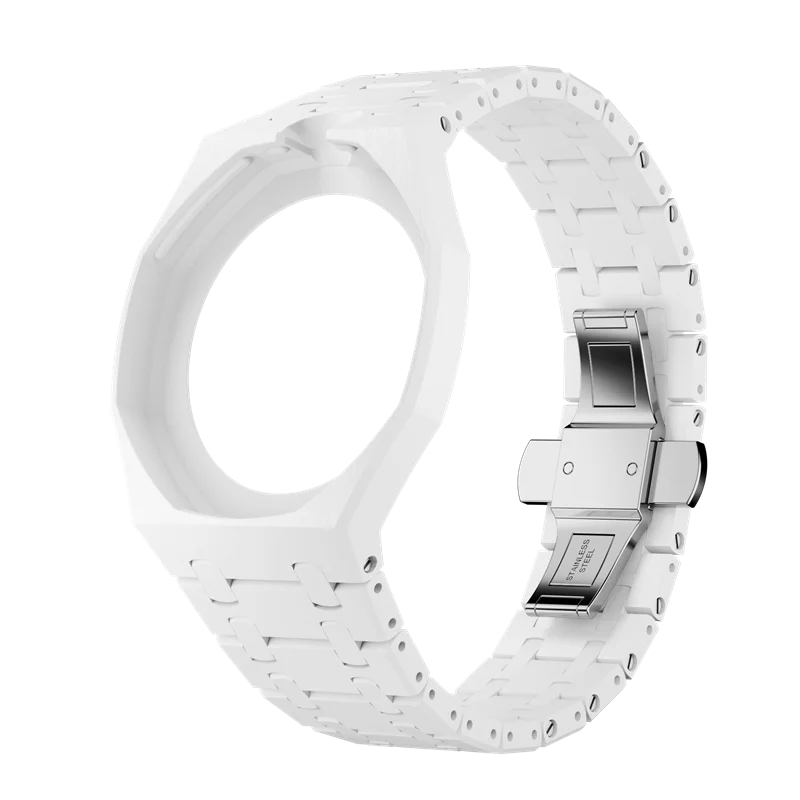 Bracelet en céramique blanche
