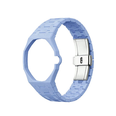 Bracelet en céramique bleu clair