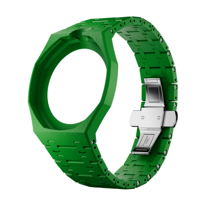 Bracelet en céramique verte foncé
