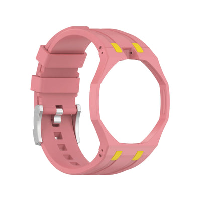 Bracelet en silicone rose