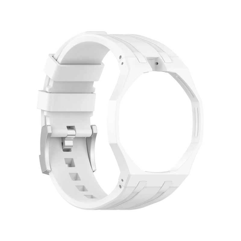 Pulsera de silicona blanca