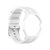 Pulsera de silicona blanca