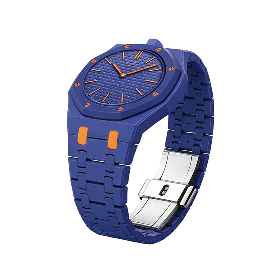Navy bioceramic band