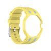 Gelbes Silikonarmband