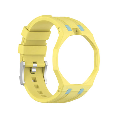 Gelbes Silikonarmband