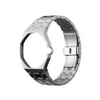 Bracelet en acier inoxydable couronne à 3 heures